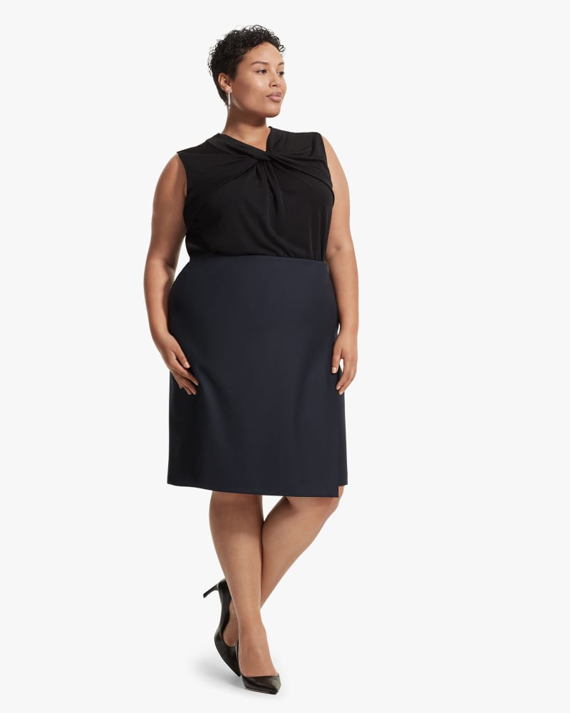 Plus size model wearing Walters Sleeveless Top by M.M.LaFleur | Dia&Co | dia_product_style_image_id:160358